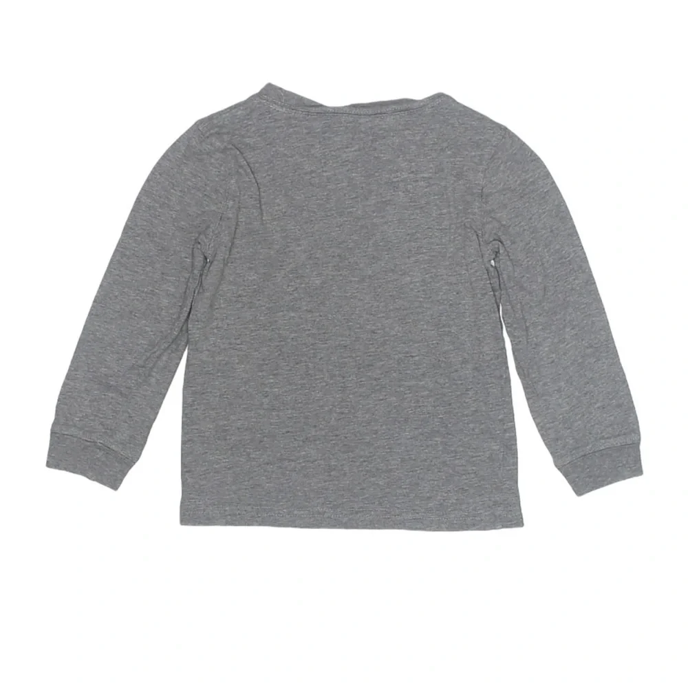 CARTER’S Boy’s Gray Graphic Long Sleeve Tee - 3T